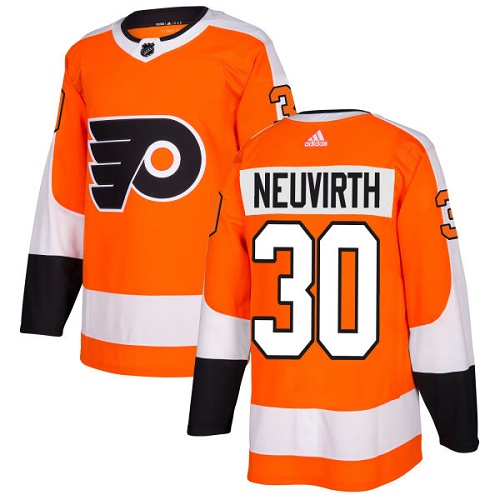 Adidas Flyers #30 Michal Neuvirth Orange Home Authentic Stitched NHL Jersey